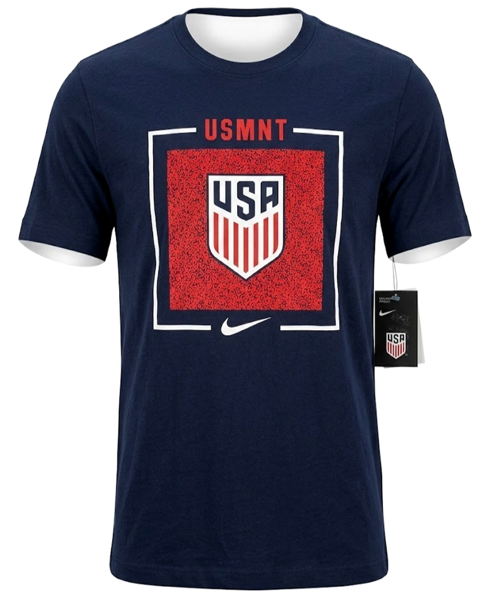Nike USMNT Soccer Graphic T-Shirt Navy Blue Men’s Size Small New With Tags